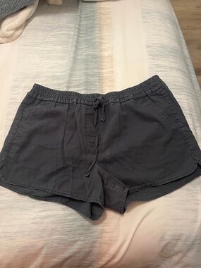 2/$7 LOFT blue/gray Drawstring Shorts